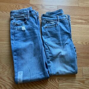 Two pairs of Old Navy jeans. Size 4